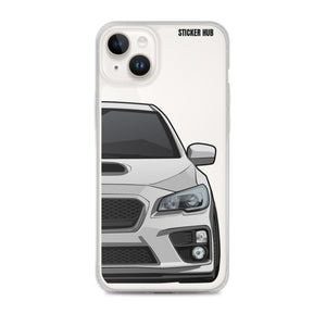 Silver 15-17 Subaru WRX STI - iPhone Case