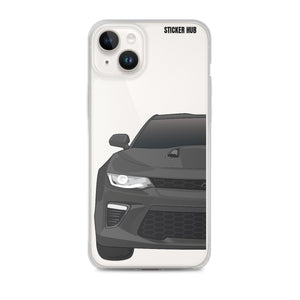 Gray 6th Gen Camaro SS - iPhone Case