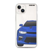 Load image into Gallery viewer, Hyper Blue 6th Gen Camaro SS - iPhone Case