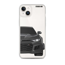 Load image into Gallery viewer, Black 6th Gen Camaro ZL1 1LE - iPhone Case