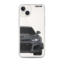 Load image into Gallery viewer, Gray 6th Gen Camaro ZL1 1LE - iPhone Case