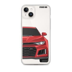 Red Hot 6th Gen Camaro ZL1 - iPhone Case