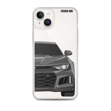 Load image into Gallery viewer, Gray 6th Gen Camaro ZL1 - iPhone Case