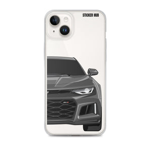 Gray 6th Gen Camaro ZL1 - iPhone Case