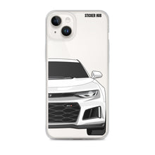 Load image into Gallery viewer, White 6th Gen Camaro ZL1 - iPhone Case