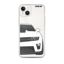 Load image into Gallery viewer, White 5th Gen Camaro ZL1 - iPhone Case