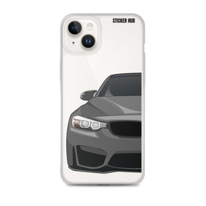 Gray BMW F80 - iPhone Case