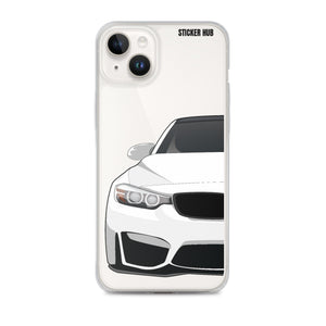 White BMW F80 - iPhone Case