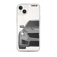 Load image into Gallery viewer, Silver Cadillac CTS-V - iPhone Case