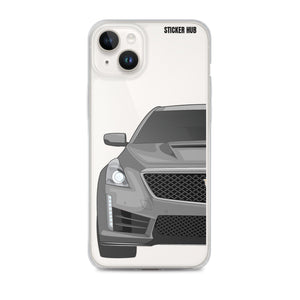 Silver Cadillac CTS-V - iPhone Case