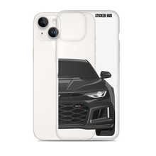 Load image into Gallery viewer, Black 6th Gen Camaro ZL1 - iPhone Case