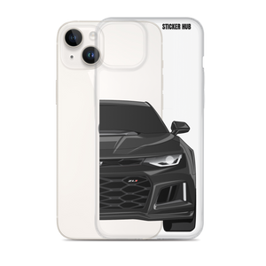 Black 6th Gen Camaro ZL1 - iPhone Case