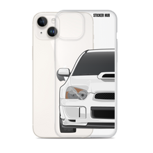 Load image into Gallery viewer, White 03-05 Subaru WRX STI - iPhone Case