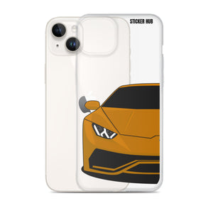 Orange Lamborghini Huracan - iPhone Case