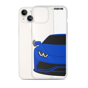 Dark Blue Lamborghini Huracan - iPhone Case