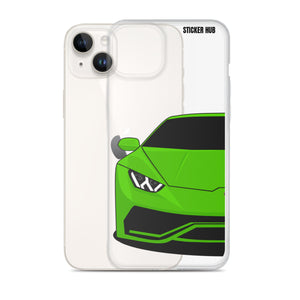 Green Lamborghini Huracan - iPhone Case