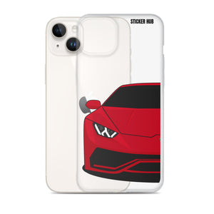 Red Lamborghini Huracan - iPhone Case