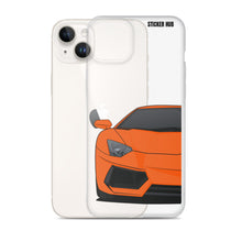 Load image into Gallery viewer, Orange Lamborghini Aventadoor - iPhone Case