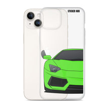 Load image into Gallery viewer, Green Lamborghini Aventadoor - iPhone Case