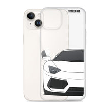 Load image into Gallery viewer, White Lamborghini Aventadoor - iPhone Case