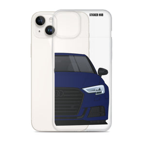 Navarra Blue B9 Audi S3 - iPhone Case