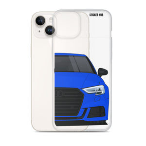 Ara Blue B9 Audi S3 - iPhone Case