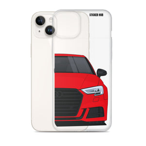 Tango Red B9 Audi S3 - iPhone Case