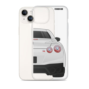 White R35 Nissan GTR - iPhone Case