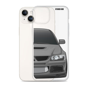 Gray Mitsubishi Evo - iPhone Case