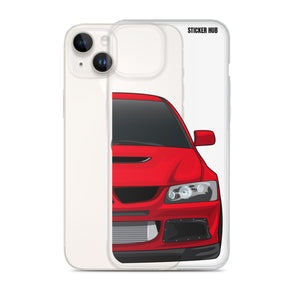 Red Mitsubishi Evo - iPhone Case