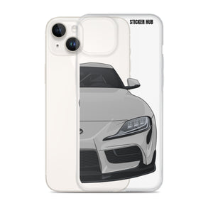 Silver MKV Toyota Supra - iPhone Case