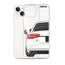 Load image into Gallery viewer, White B8.5 Audi S4 - iPhone Case