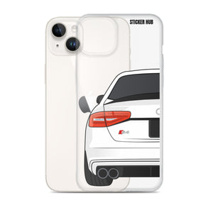 White B8.5 Audi S4 - iPhone Case