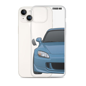 Suzuka Blue Honda S2000 - iPhone Case