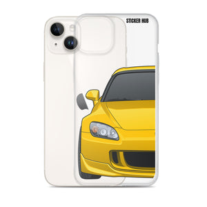 Yellow Honda S2000 - iPhone Case