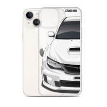 Load image into Gallery viewer, White 09-14 Subaru WRX STI - iPhone Case