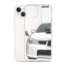 Load image into Gallery viewer, White 06-07 Subaru WRX STI - iPhone Case