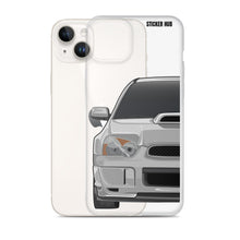 Load image into Gallery viewer, Silver 03-05 Subaru WRX STI - iPhone Case