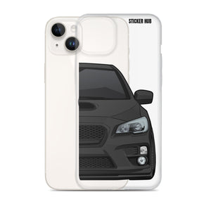 Black 15-17 Subaru WRX STI - iPhone Case