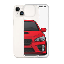 Load image into Gallery viewer, Lightning Red 15-17 Subaru WRX STI - iPhone Case