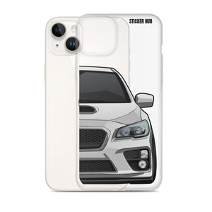 Silver 15-17 Subaru WRX STI - iPhone Case