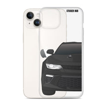 Load image into Gallery viewer, Black 6th Gen Camaro SS - iPhone Case