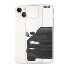 Black 6th Gen Camaro SS - iPhone Case