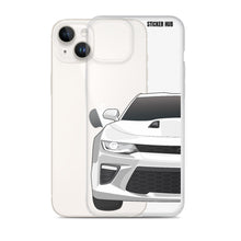 Load image into Gallery viewer, White 6th Gen Camaro SS - iPhone Case