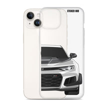 Load image into Gallery viewer, Silver 6th Gen Camaro ZL1 1LE - iPhone Case