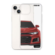 Load image into Gallery viewer, Garnet Red 6th Gen Camaro ZL1 - iPhone Case