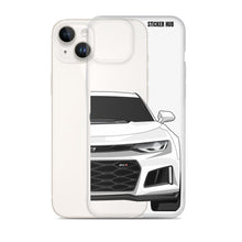 Load image into Gallery viewer, White 6th Gen Camaro ZL1 - iPhone Case