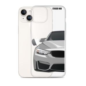 Silver BMW F80 - iPhone Case