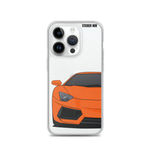 Load image into Gallery viewer, Orange Lamborghini Aventadoor - iPhone Case