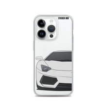 Load image into Gallery viewer, Silver Lamborghini Aventadoor - iPhone Case